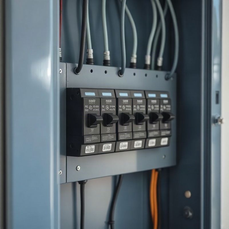 Tablero eléctrico prolijamente instalado por Utegrid